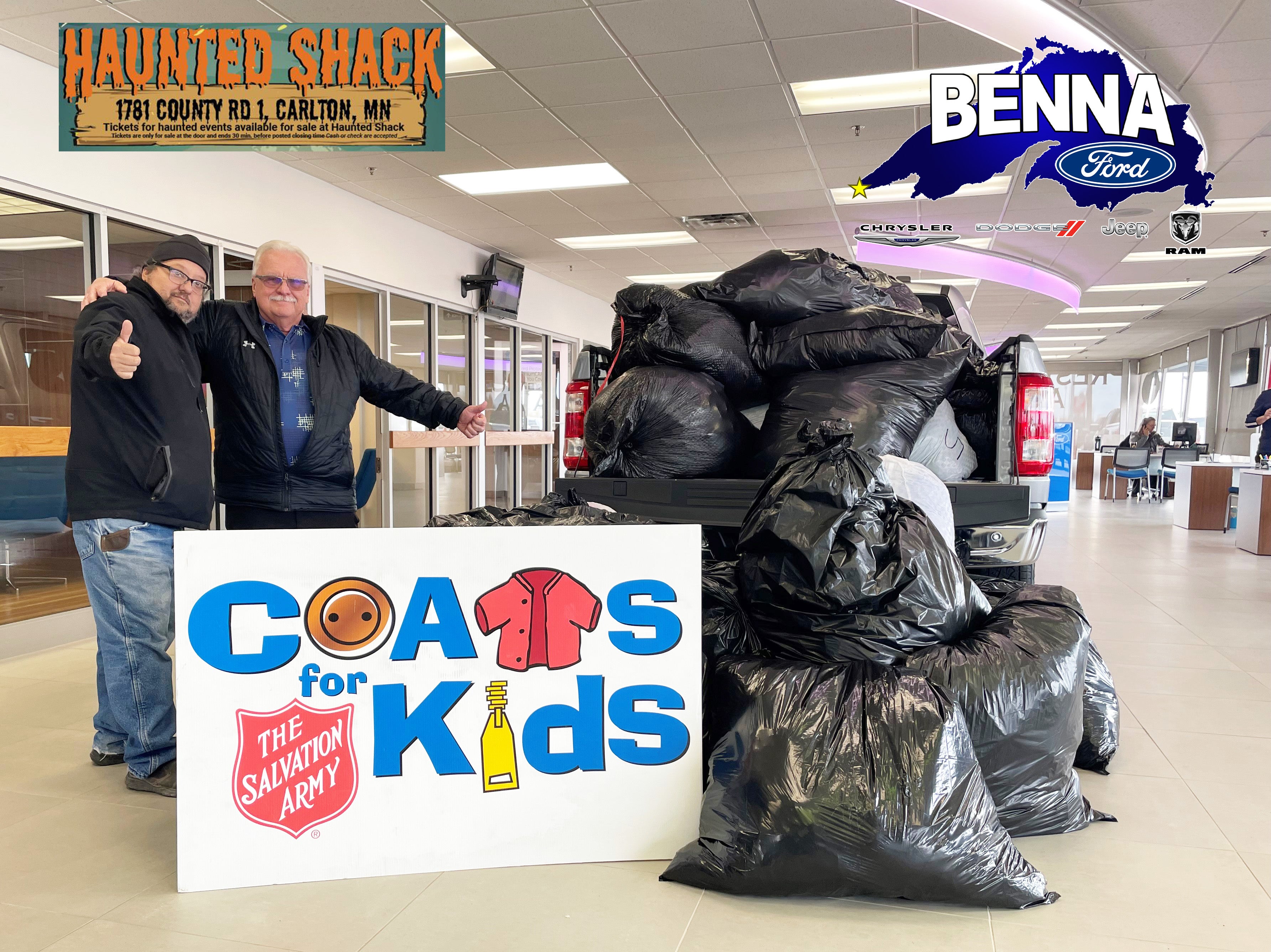 Haunted Shack Supports Northland Coats For Kids 2022
