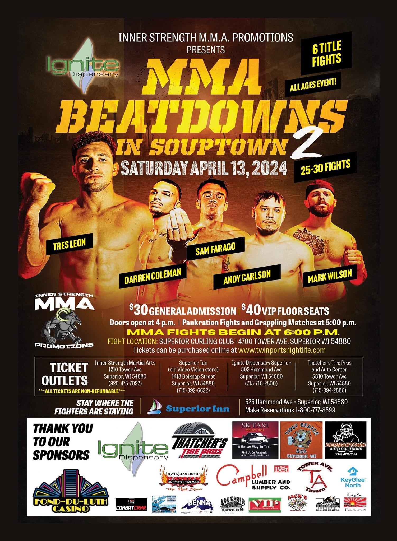 MMA Beatdown in Souptown Sponsored By Benna