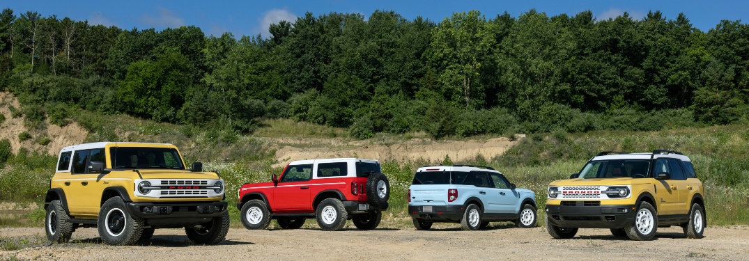2023 Ford Bronco Heritage Editions Outside