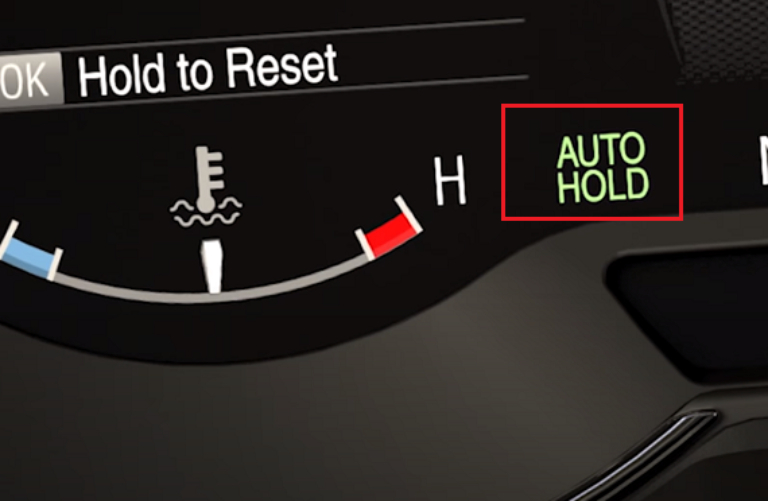 Ford Auto Hold Light on Instrument Display