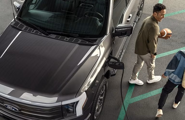 Ford Lightning EV at Charging Station