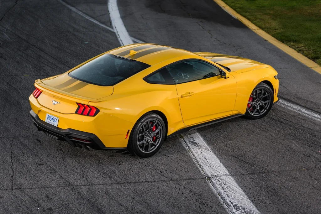 Rear View of the New 2024 Ford Mustang