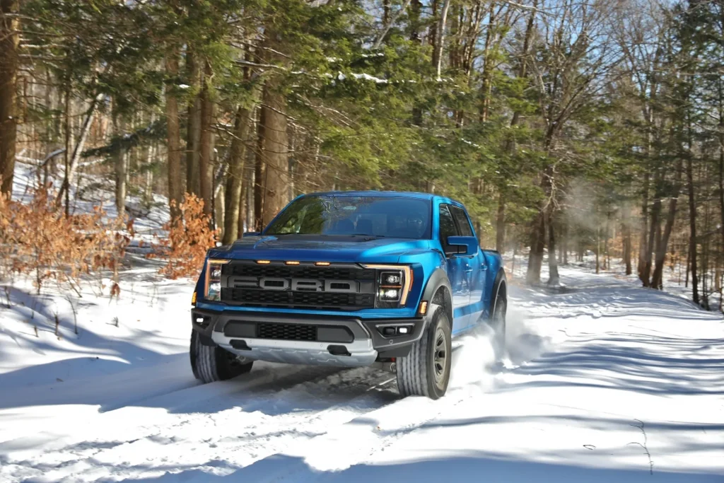 Ford Raptor Winter Driving