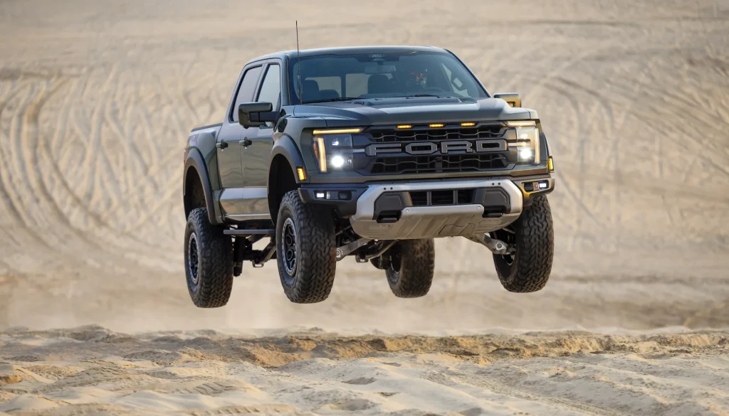 Off Road in a 2024 Ford F-150 Raptor