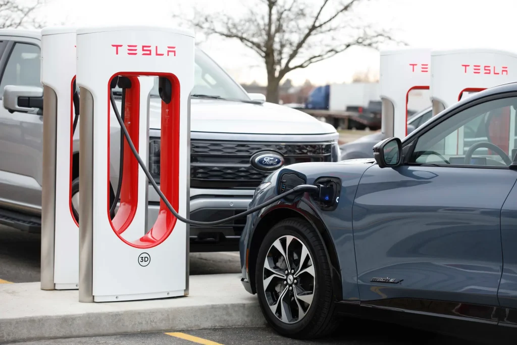 Ford Electric Vehicles get Tesla Supercharger Adapters and NACS