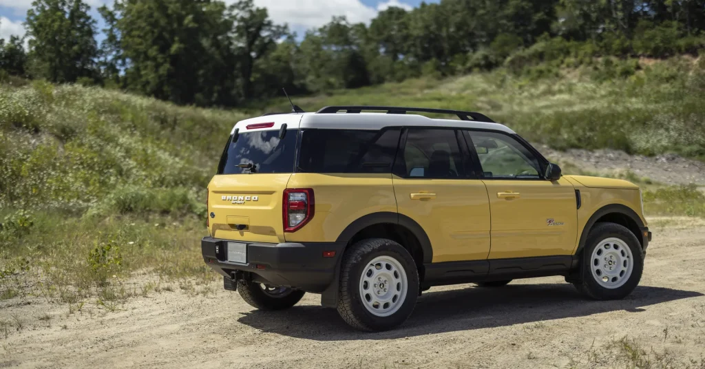 Rear View of the Ford Bronco