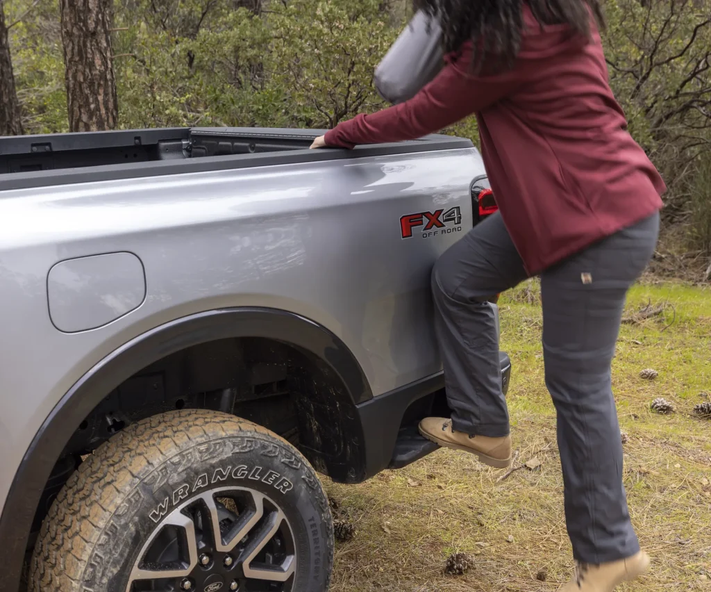 Truck Bed Step on the New Ford Ranger