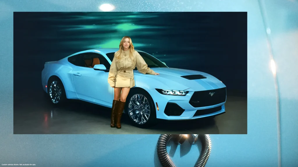Project Britney - Sydney Sweeney Joins Ford and Designs a New Mustang
