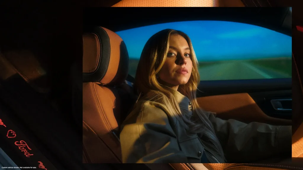 Sydney Sweeney and Ford Mustang - Project Britney