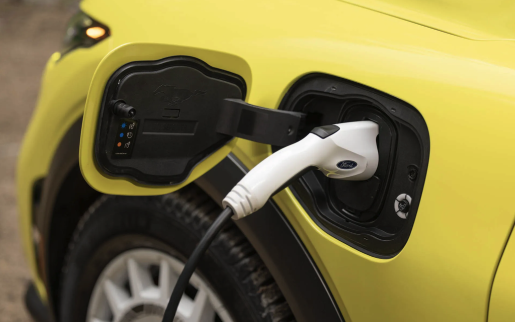 Ford Mustang Mach-E Charging Port Close-Up