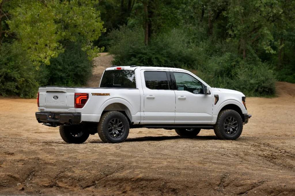Rear View of Ford F-150 Tremor