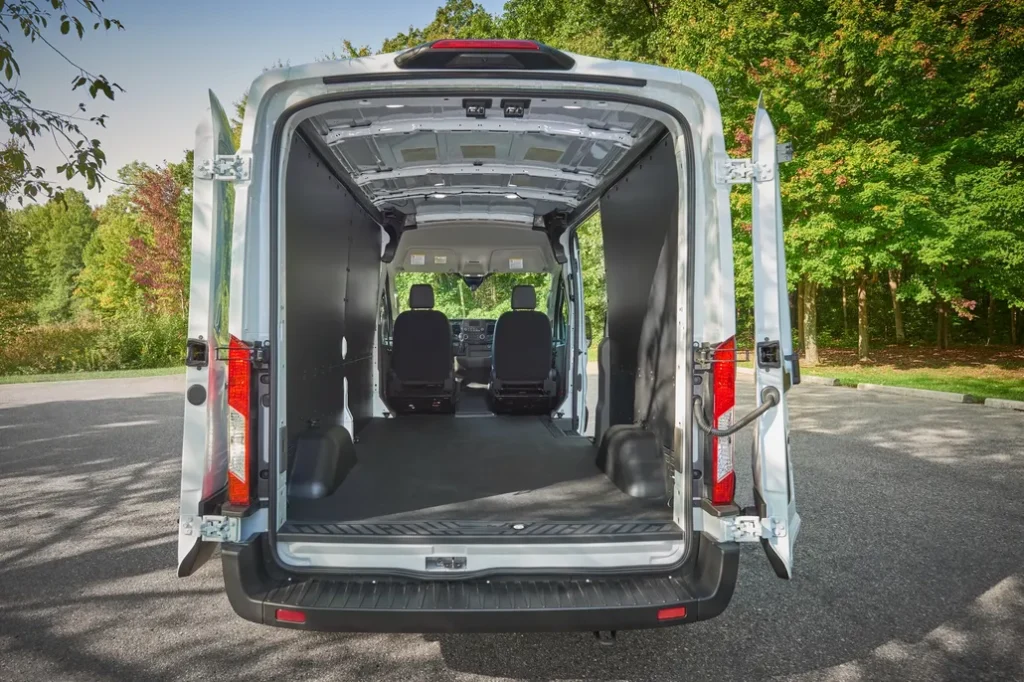Ford Transit Rear Interior Cargo Space