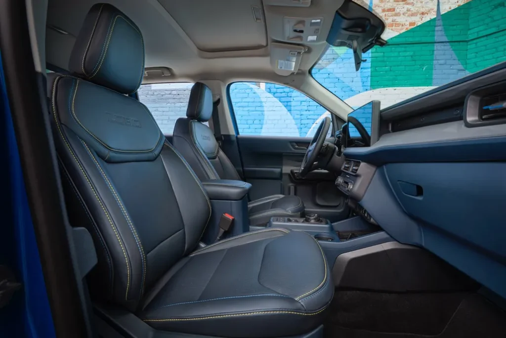 Ford Maverick Lobob Front Interior Seating Passenger Side Perspective