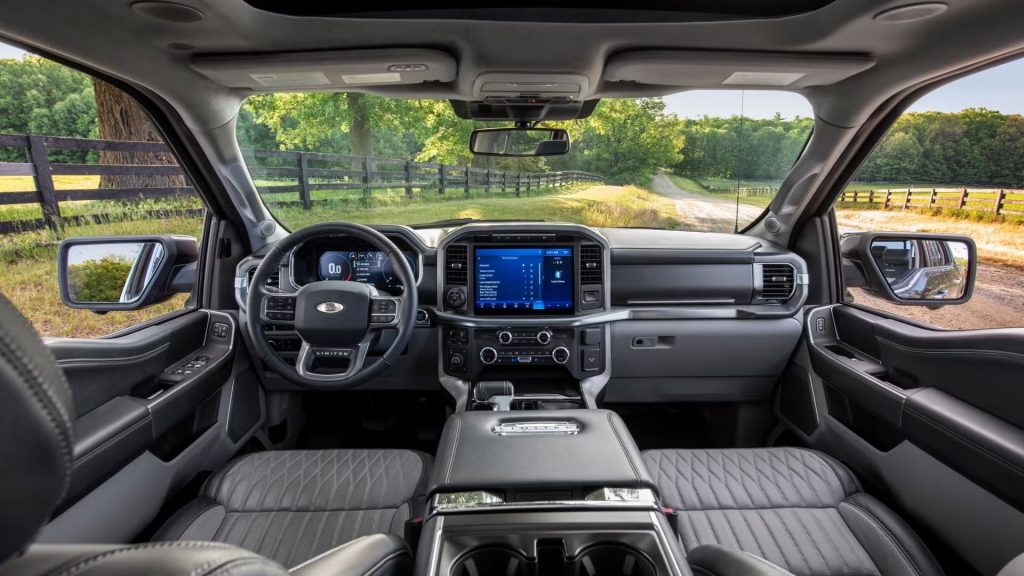 New Ford F-150 Hybrid Interior Front Dash View