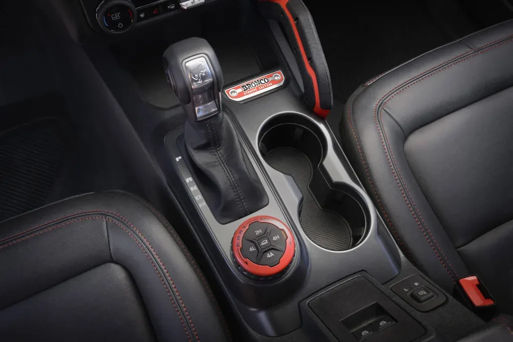 Ford Bronco Stroppe Special Edition Front Interior Center Console Close-Up