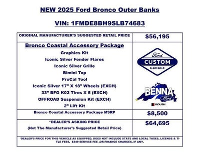 2025 Ford Bronco Outer Banks