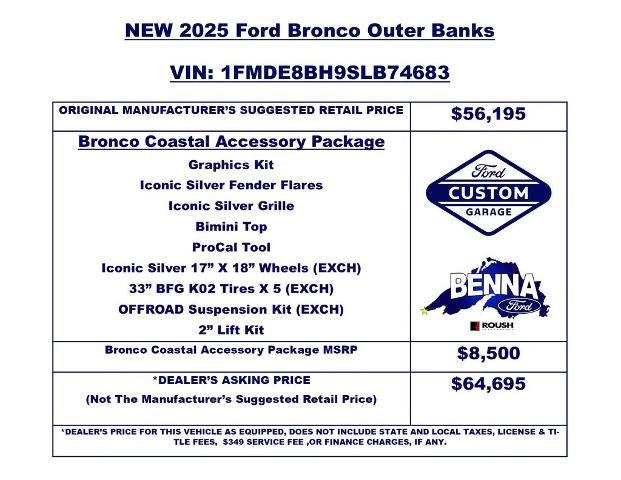 2025 Ford Bronco Outer Banks