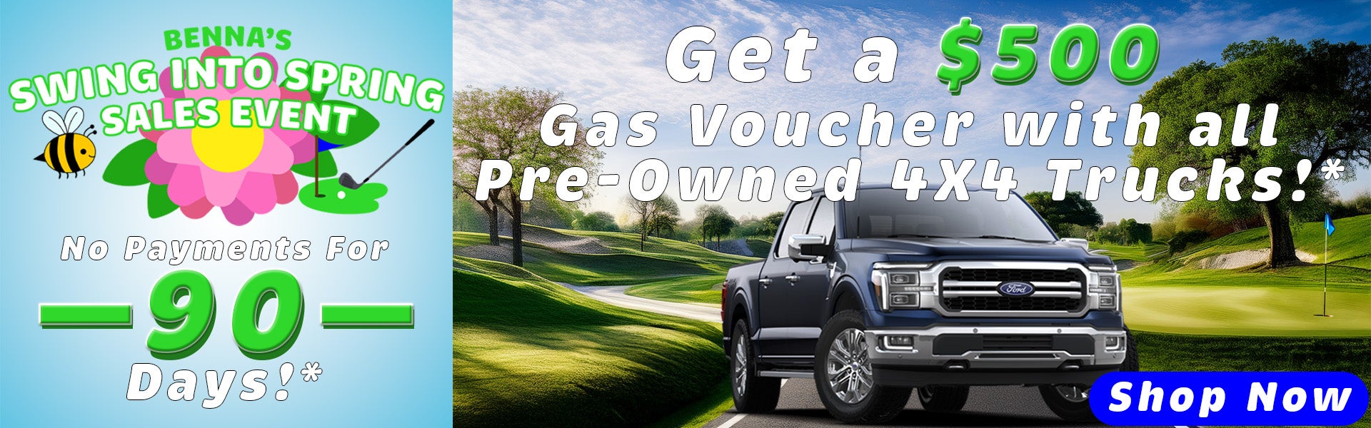 Swing Into Spring Sales Event