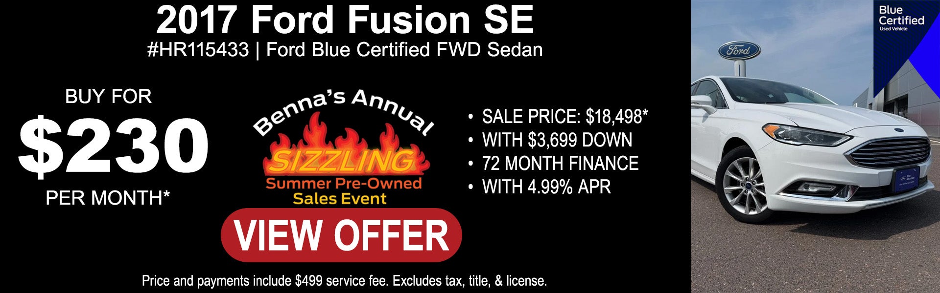 2017 Ford Fusion SE