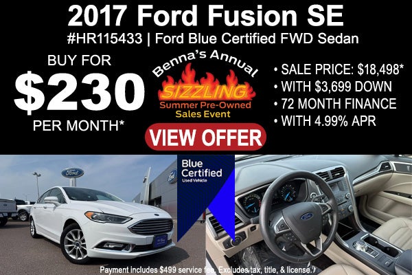 2017 Ford Fusion SE