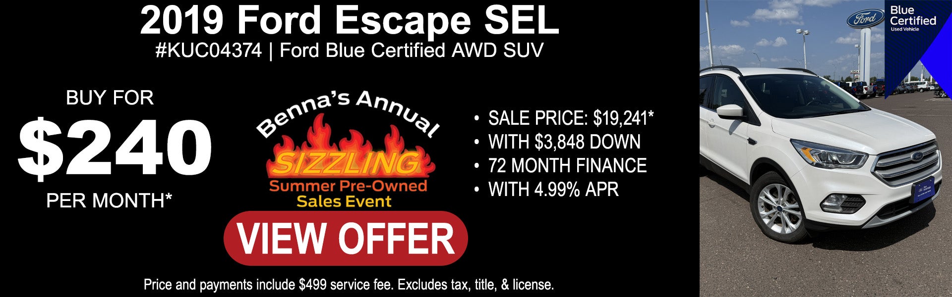 2019 Ford Escape SEL
