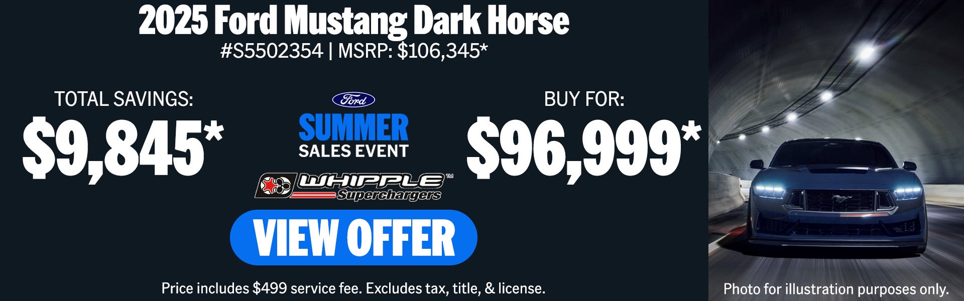 2025 Ford Mustang Dark Horse