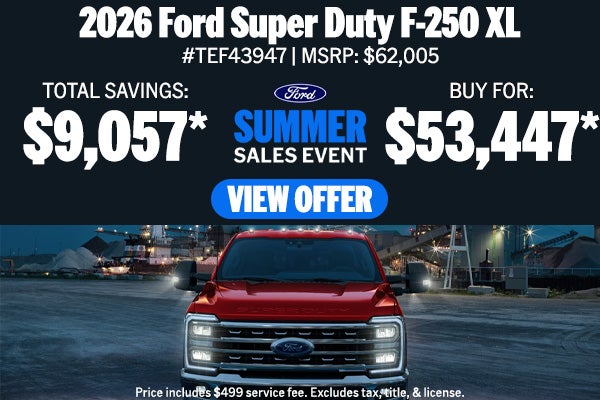 2026 Ford Super Duty F-250 XL