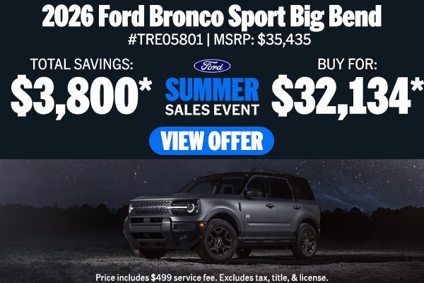 2026 Ford Bronco Sport Big Bend