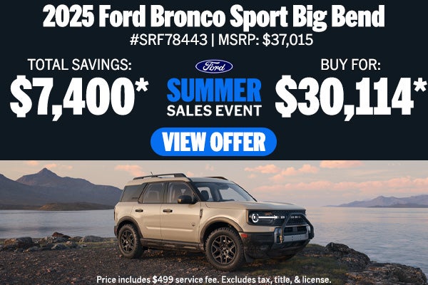 2025 Ford Bronco Sport Big Bend
