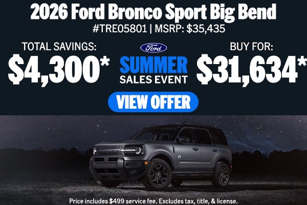 2026 Ford Bronco Sport Big Bend