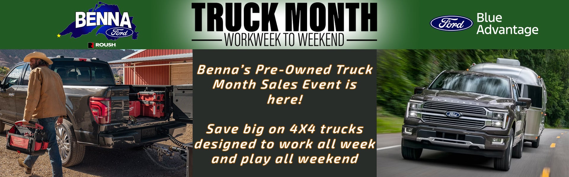 Benna Ford Pre-Owned Truck Month