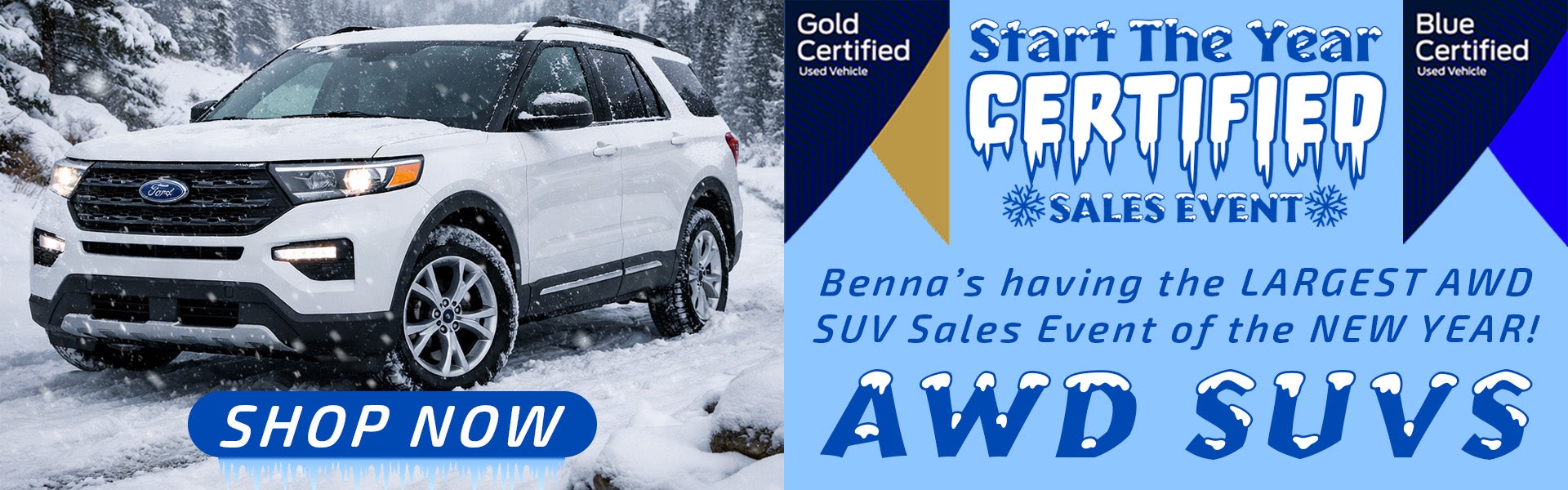 Start The Year With Certified Pre-Owned AWD SUVs