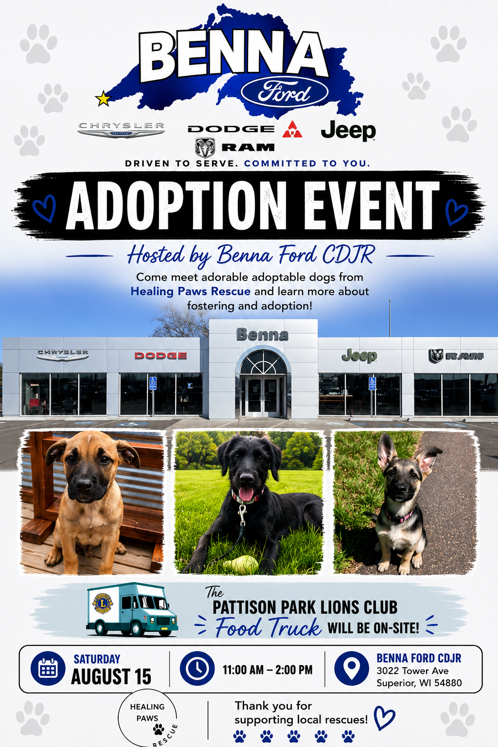Healing Paws Recue 2026