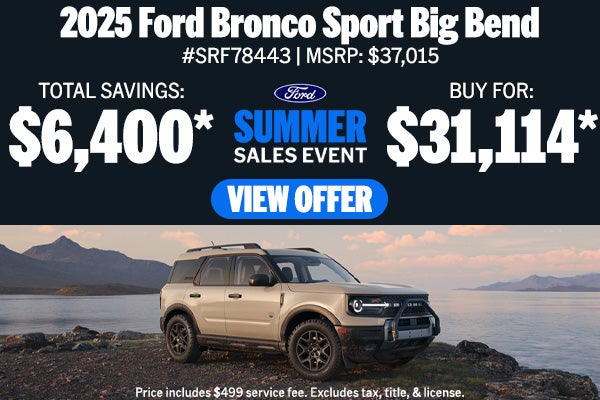 2025 Ford Bronco Sport Big Bend