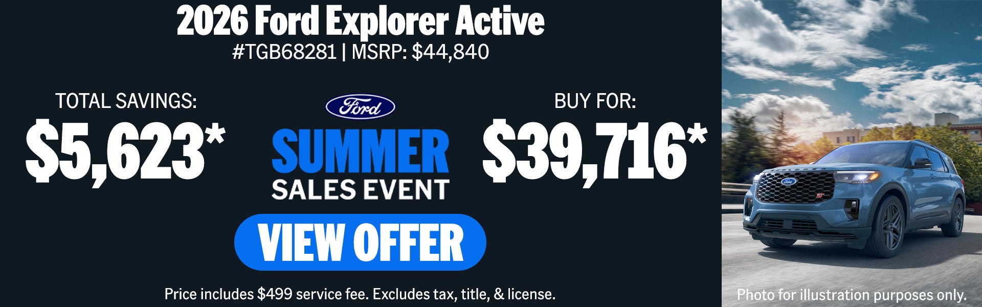 2026 Ford Explorer Active