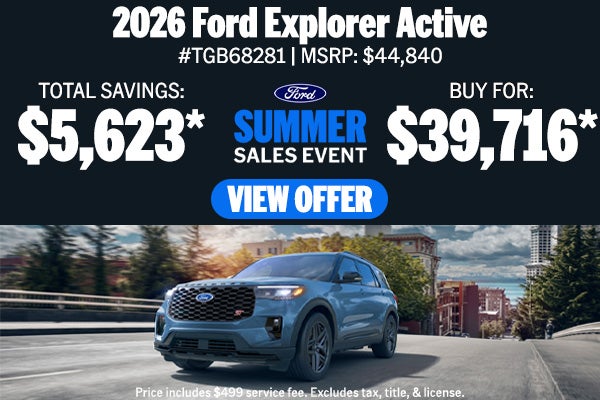 2026 Ford Explorer Active