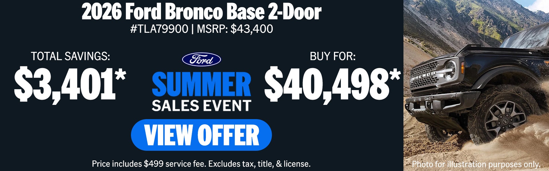2026 Ford Bronco Base 2 Door