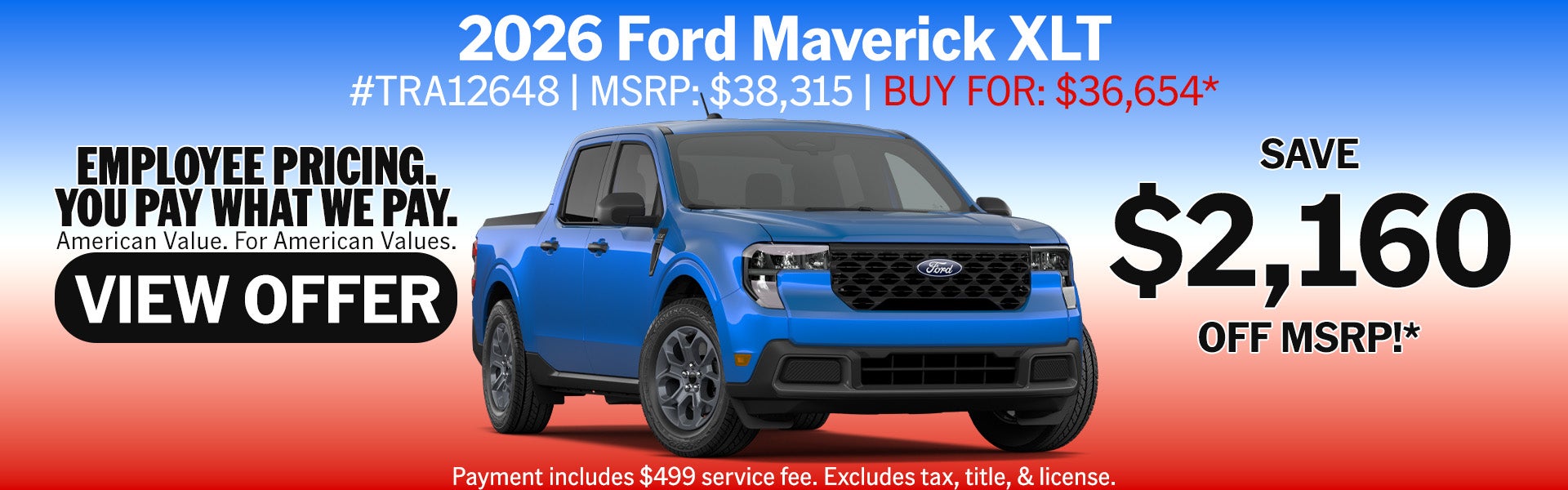 2026 Ford Maverick XLT