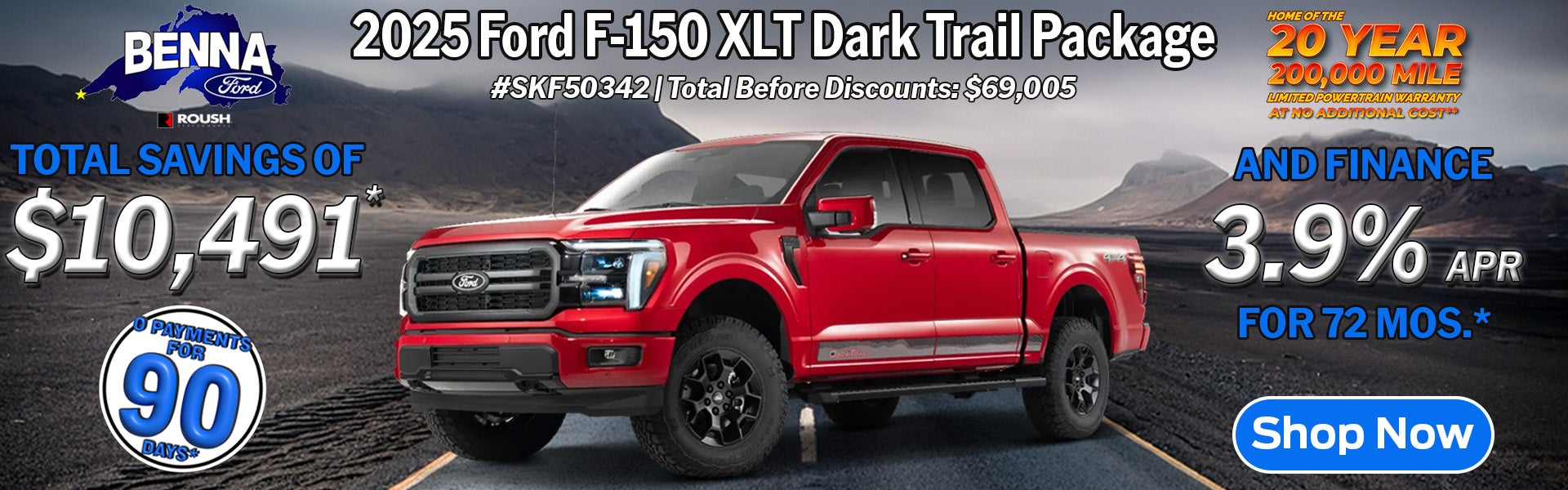 2025 Ford F-150 XLT Dark Trail Package