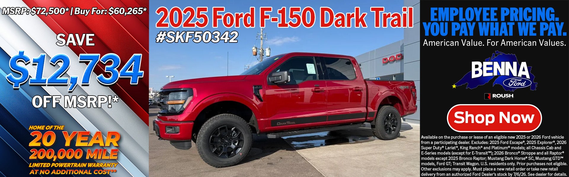 2025 Ford F-150 XLT Dark Trail Package