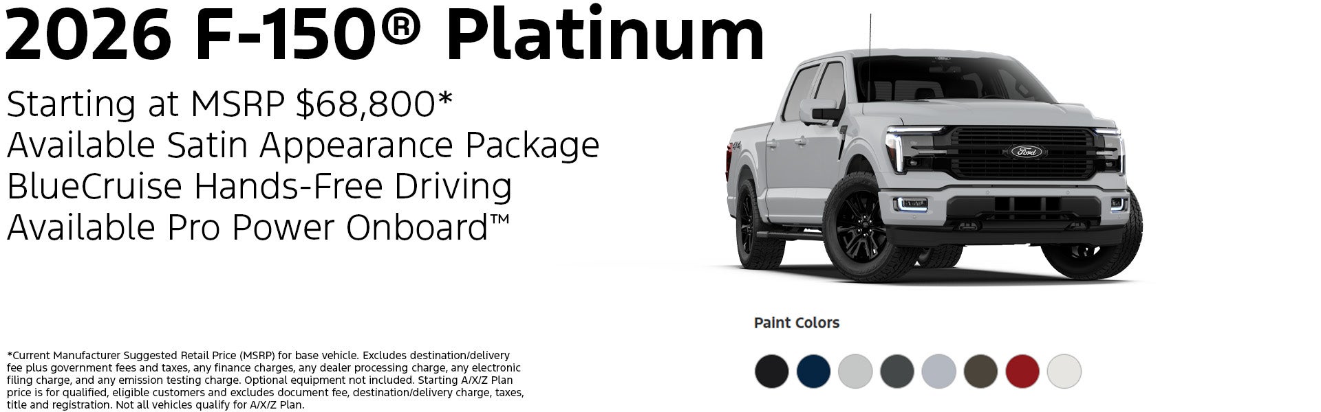 2026 Ford F-150 Platinum Features