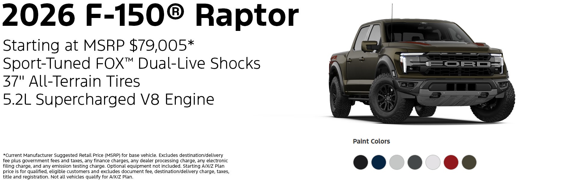 2026 Ford F-150 Raptor Features
