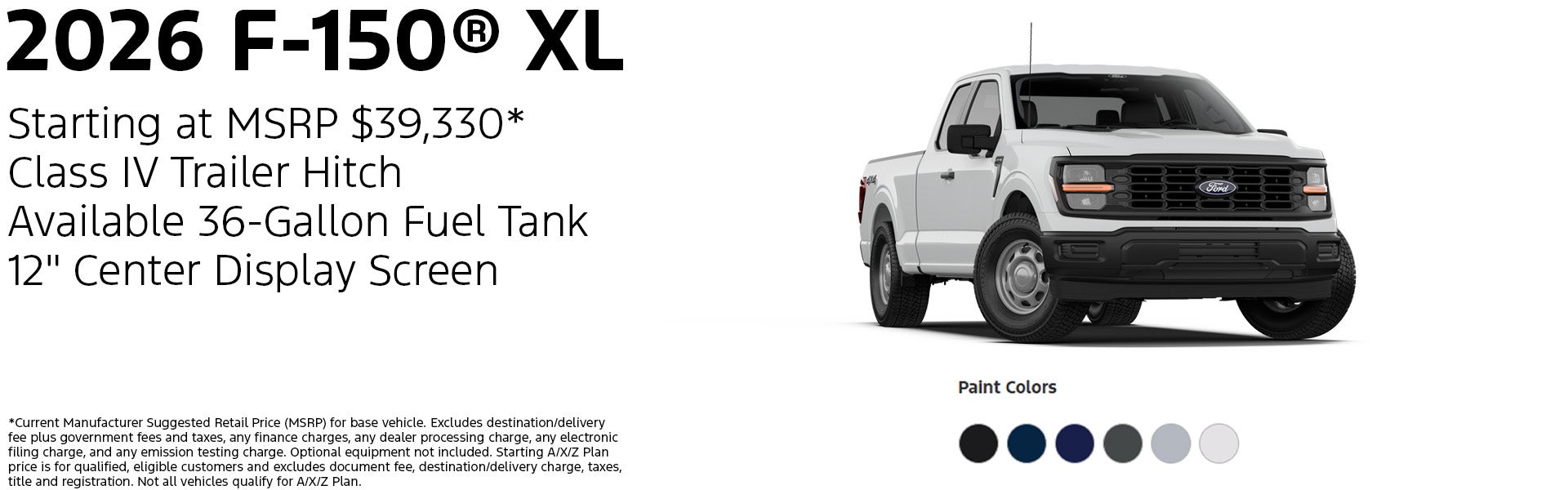 2026 Ford F-150 XL Features