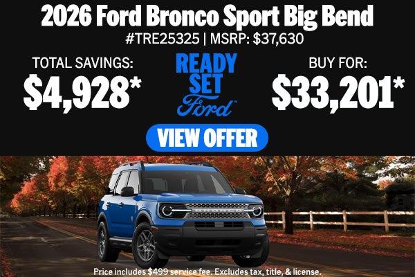 2026 Ford Bronco Sport Big Bend