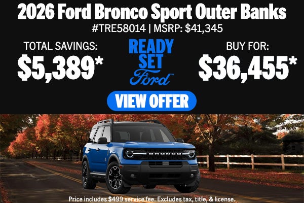 2026 Ford Bronco Sport Outer Banks