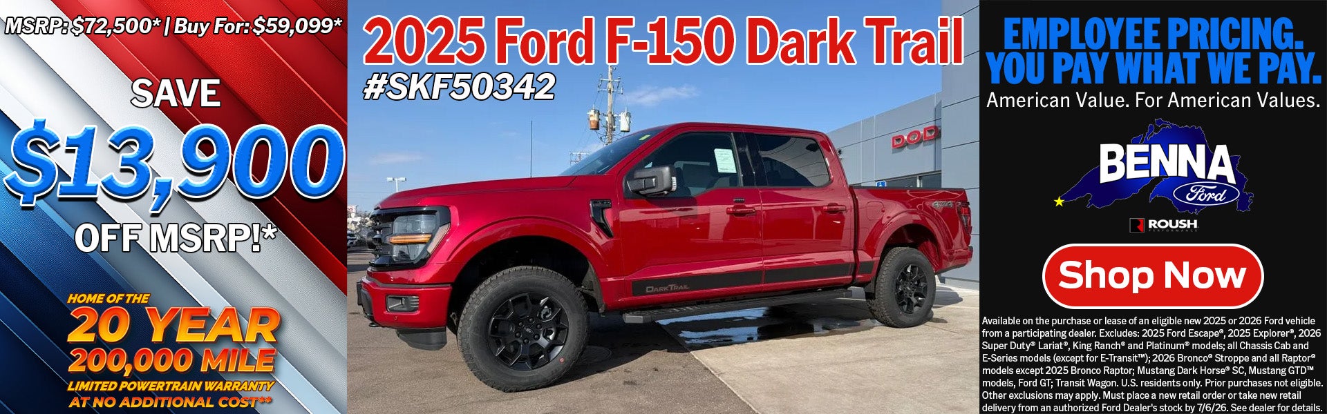 2025 Ford F-150 XLT Dark Trail Package