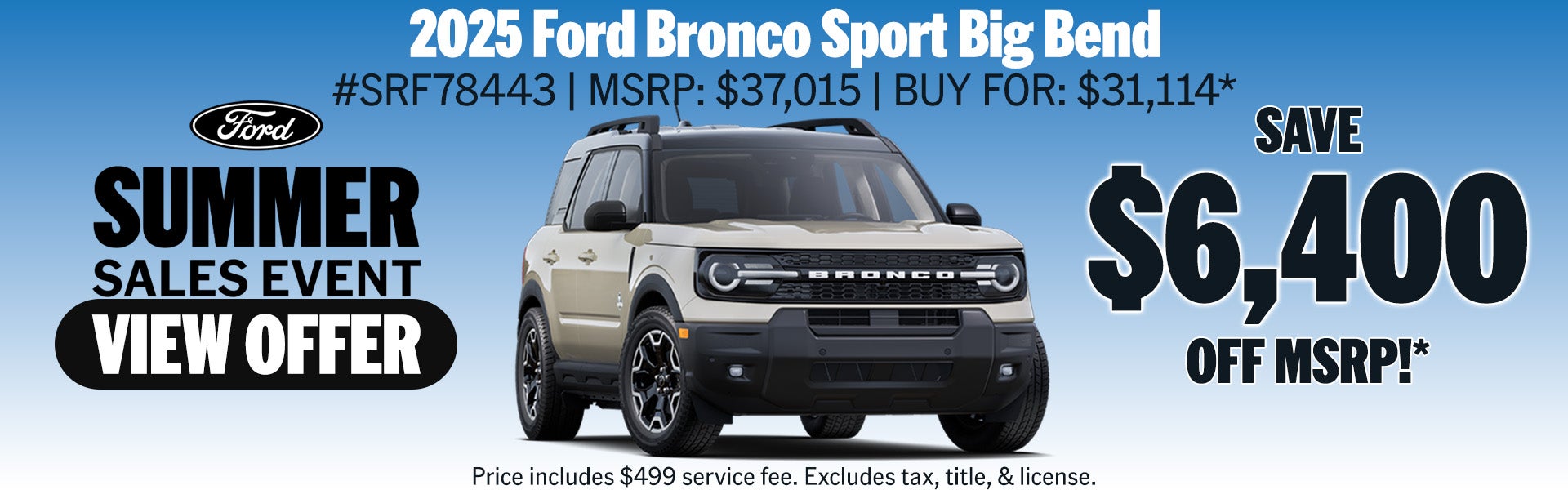2025 Ford Bronco Sport Big Bend