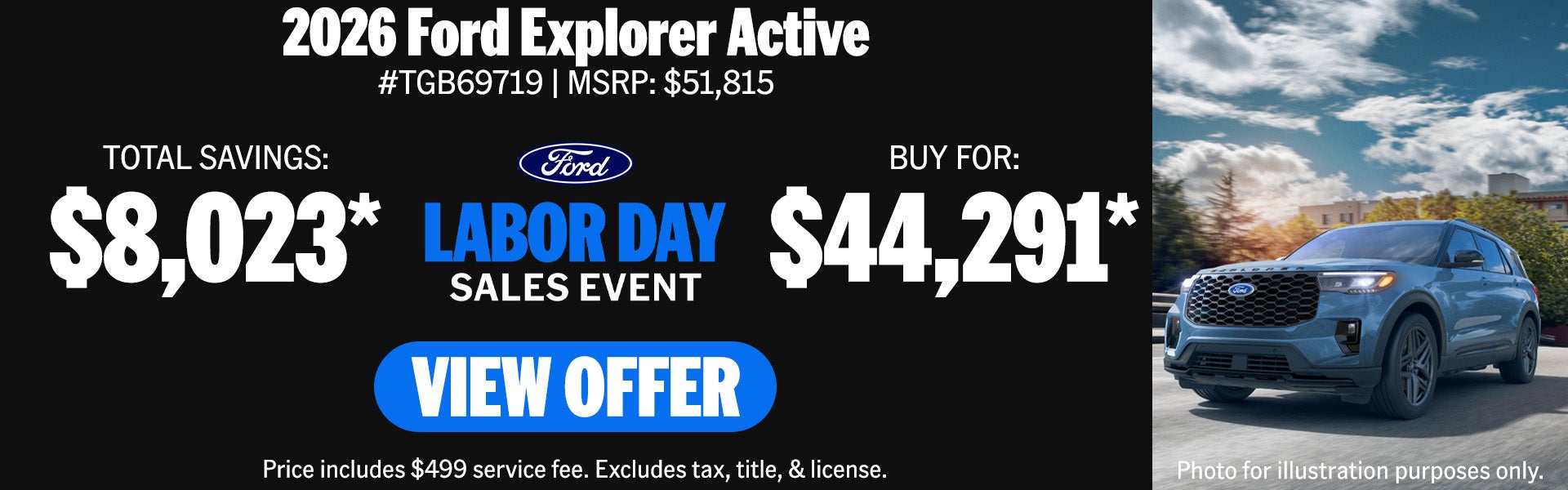 2026 Ford Explorer Active