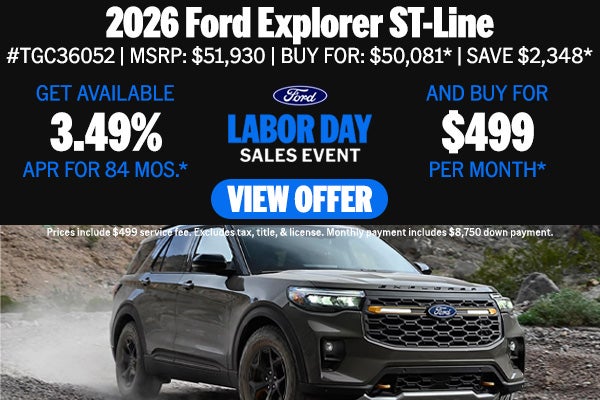 2026 Ford Explorer ST-Line