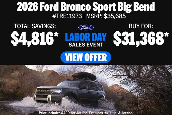 2026 Ford Bronco Sport Big Bend